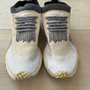 ADIDAS AC8233 Whitaker Car Club NMD Mens Size 8 Black & White Sneakers Shoes